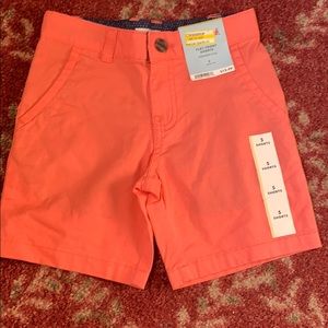 Flat front shorts